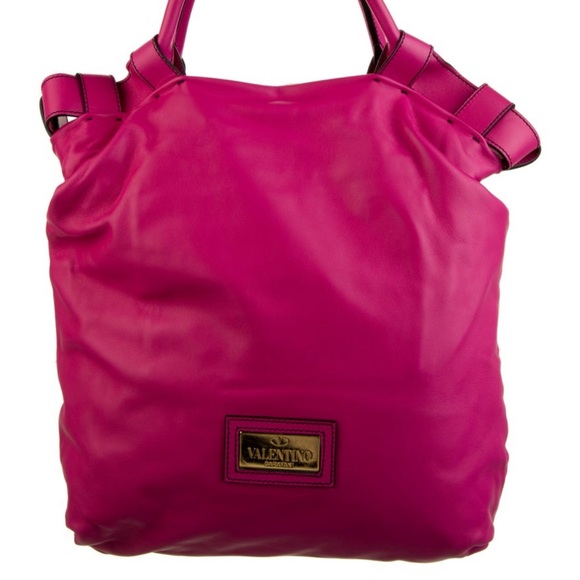 Valentino pink leather handbag - Picture 4 of 4